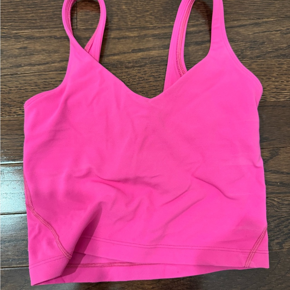Sonic pink lulu lemon align tank